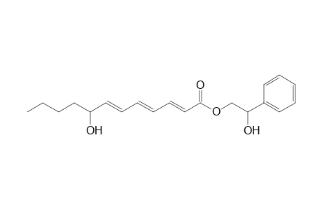 2'-Phenyl-2'-hydroxyethyl 8-hydroxy-2E,4E,6E-Dodecatrienoate
