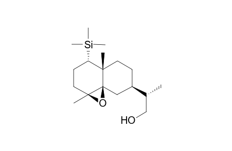 (11S)-4.beta.,5.beta.-Epoxy-1.alpha.-trimethylsilyl-7.alpha.H-eudesm-12-ol