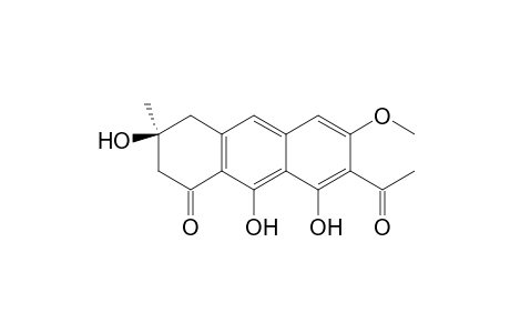 1(2H)-Anthracenone, 7-acetyl-3,4-dihydro-3,8,9-trihydroxy-6-methoxy-3-methyl-, (S)-