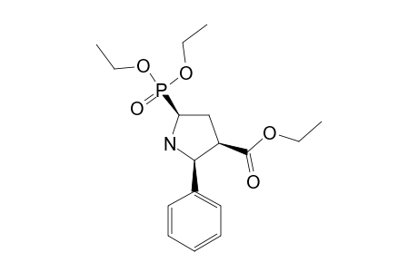 CIS,CIS-2-DIETHYLPHOSPHONO-4-CARBETHOXY-5-PHENYL-PYRROLIDINE