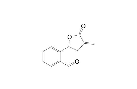 2-(4-Methylene-5-oxo-2-oxolanyl)benzaldehyde