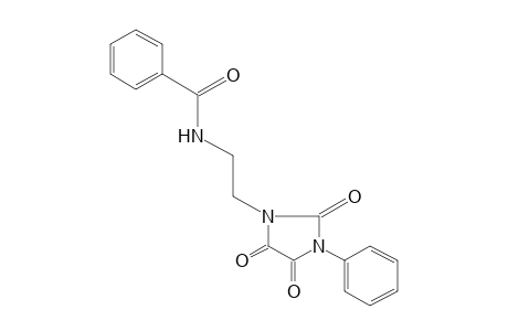 N-[2-(3-PHENYL-2,4,5-TRIOXO-1-IMIDAZOLIDINYL)ETHYL]BENZAMIDE