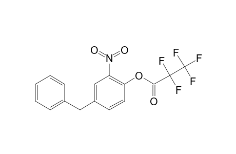 4-Benzyl-2-nitrophenol, pentafluoropropionate