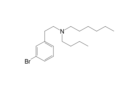 N-Butyl-N-hexyl-3-bromophenethylamine