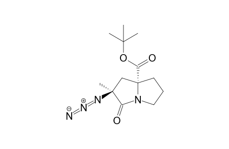 (2S,7aR)-2-Azido-2-methyl-3-oxo-tetrahydro-pyrrolizine-7a-carboxylic acid tert-butyl ester