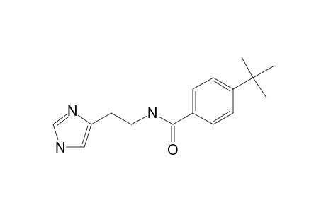 4-Tert-butyl-N-[2-(1H-imidazol-4-yl)ethyl]benzamide