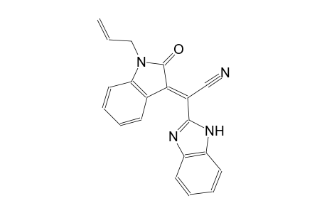 1H-benzimidazole-2-acetonitrile, alpha-[1,2-dihydro-2-oxo-1-(2-propenyl)-3H-indol-3-ylidene]-
