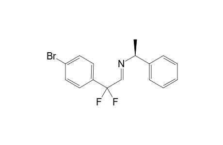 (S,E)-N-(2-(4-bromophenyl)-2,2-difluoroethylidene)-1-phenylethanamine