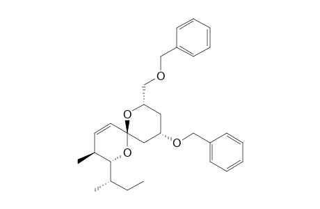 1,7-Dioxaspiro[5.5]undec-4-ene, 3-methyl-2-(1-methylpropyl)-10-(phenylmethoxy)-8-[(phenylmethoxy)methyl]-, [2R-[2.alpha.(S*),3.beta.,6.beta.(8S*,10S*)]]-