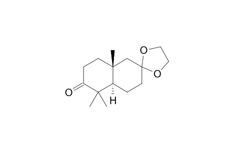 (4'aR,8'aR)-1',1',4'a-trimethyl-2'-spiro[1,3-dioxolane-2,6'-3,4,5,7,8,8a-hexahydronaphthalene]one