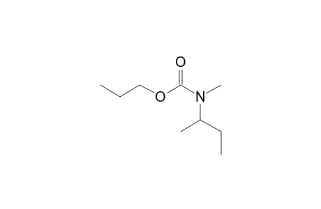 Carbamic acid, N-(2-butyl)-N-methyl-, propyl ester