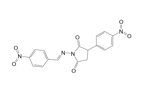 1-(4-Nitrobenzylideneamino)-3-(4-nitrophenyl)pyrrolidine-2,5-dione