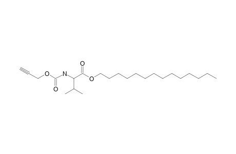 L-Valine, N-propargyloxycarbonyl-, tetradecyl ester