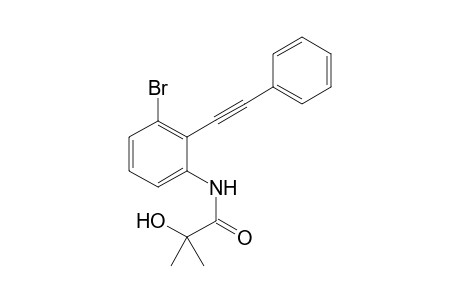 N-(3-Bromo-2-(2-phenylethynyl)phenyl)-2-hydroxy-2-methylpropanamide
