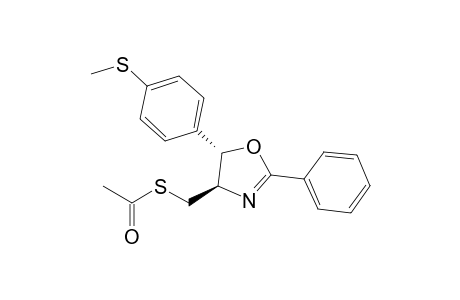 (4R,5S)-5-[4-(Methylthio)phenyl]-2-phenyl-4-thioacetoxymethyl-2-oxazoline