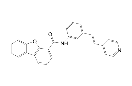 Benzo[b]benzofuran-4-carboxamide, N-[3-[2-(4-pyridinyl)ethenyl]phenyl]-