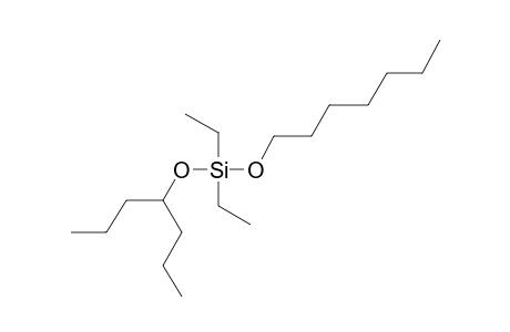 Silane, diethylheptyloxy(4-heptyloxy)-