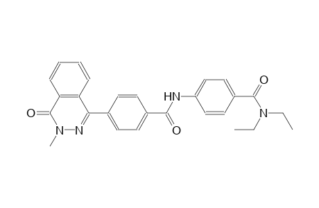 N-{4-[(diethylamino)carbonyl]phenyl}-4-(3-methyl-4-oxo-3,4-dihydro-1-phthalazinyl)benzamide