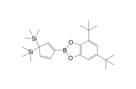 (3-(4,6-di-tert-butylbenzo[d][1,3,2]dioxaborol-2-yl)cyclopenta-2,4-diene-1,1-diyl)bis(trimethylsilane)