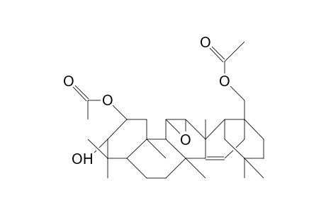 11.alpha.,12.alpha.-Epoxy-taraxer-14-en-3.beta.-ol-2.alpha.,28-yl-diacetate