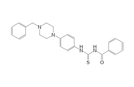 N-benzoyl-N'-[4-(4-benzyl-1-piperazinyl)phenyl]thiourea