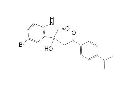 2H-indol-2-one, 5-bromo-1,3-dihydro-3-hydroxy-3-[2-[4-(1-methylethyl)phenyl]-2-oxoethyl]-