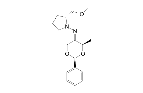 1-(4'-Methyl-2'-phenyl-1',3'-dioxan-5'-ylideneamino 2-(methoxymethyl0pyrrolidine