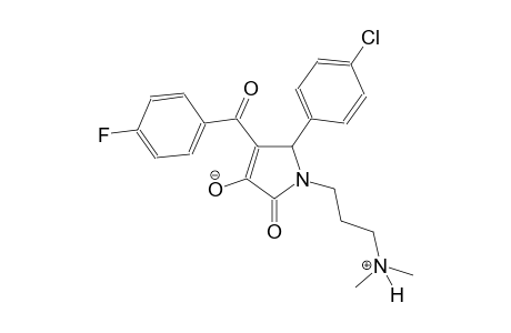 5-(4-chlorophenyl)-1-(3-(dimethylammonio)propyl)-4-(4-fluorobenzoyl)-2-oxo-2,5-dihydro-1H-pyrrol-3-olate