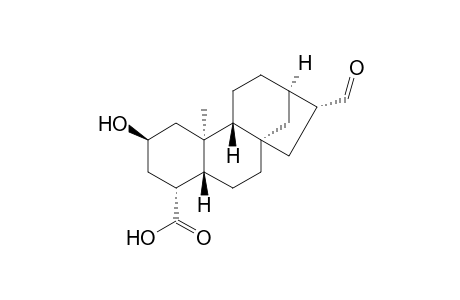 (1S,4R,5R,7R,9R,10R,13R,14R)-14-formyl-7-hydroxy-9-methyltetracyclo[11.2.1.0(1,10).0(4,9)]hexadecane-5-carboxylic acid