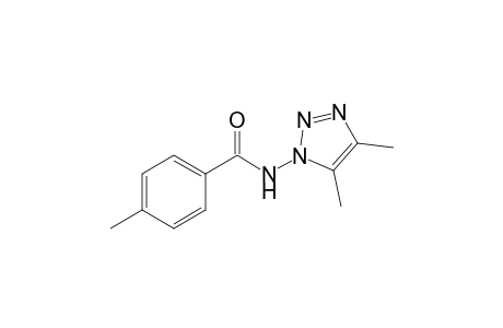 N-(4,5-dimethyl-1,2,3-triazol-1-yl)-4-methyl-benzamide