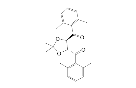 [(4R,5R)-2,2-Dimethyl-5-(2,6-dimethylbenzoyl)-1,3-dioxolan-4-yl](2,6-dimethylphenyl)methanone