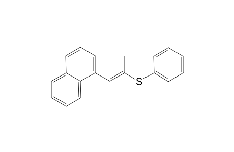 (E) and (Z)-1-(1-naphthyl)-2-(phenylthio)propene