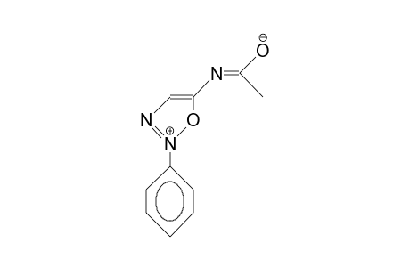N-(3-Phenyl-5-[1,2,3-oxadiazolio])-acetamide