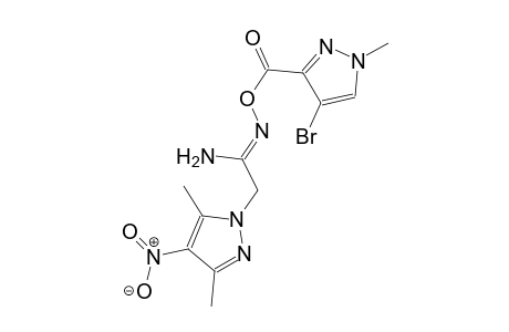 (1Z)-N'-{[(4-bromo-1-methyl-1H-pyrazol-3-yl)carbonyl]oxy}-2-(3,5-dimethyl-4-nitro-1H-pyrazol-1-yl)ethanimidamide