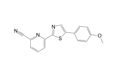6-(5-(4-methoxyphenyl)thiazol-2-yl)picolinonitrile