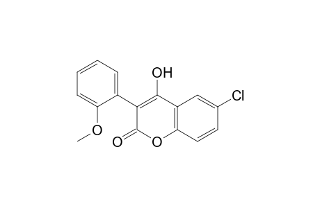6-Chloro-4-hydroxy-3-(2'-methoxyphenyl)coumarin