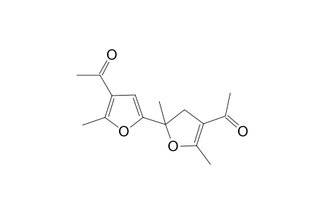 1,1'-(2,3-Dihydro-2,5,5'-Trimethyl-2,2'-bifuran-4,4'-di-yl)bis[ethanone]
