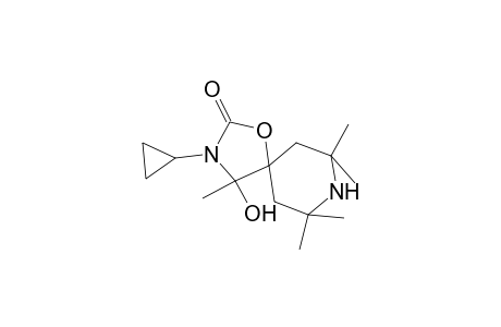 1-oxa-3,8-diazaspiro[4.5]decan-2-one, 3-cyclopropyl-4-hydroxy-4,7,7,9,9-pentamethyl-