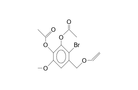 3,4-Diacetoxy-2-bromo-5-methoxy-benzyl vinyl ether