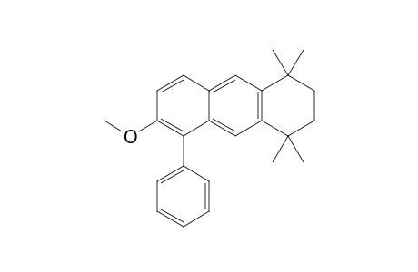 1,2,3,4-Tetrahydro-6-methoxy-1,1,4,4-tetramethyl-5-phenylanthracene