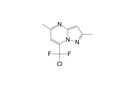 pyrazolo[1,5-a]pyrimidine, 7-(chlorodifluoromethyl)-2,5-dimethyl-
