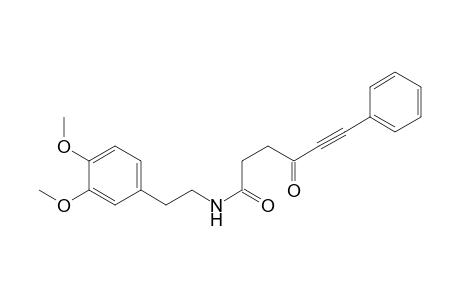 N-[2-(3,4-Dimethoxyphenyl)ethyl]-6-phenyl-4-oxohex-5-ynamide