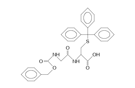 N-Benzyloxycarbonylglycyl-S-trityl-L-cysteine
