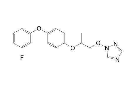 1H-1,2,4-Triazole, 1-[2-[4-(3-fluorophenoxy)phenoxy]propoxy]-