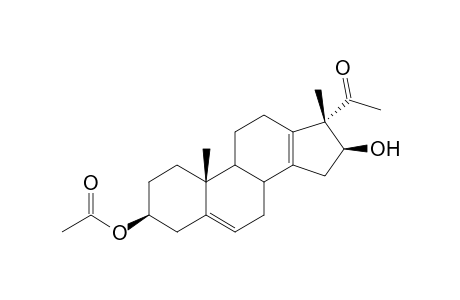 16.beta.-Hydroxy-17.beta.-methyl-20-oxo-18-nor-17.alpha.-pregna-5,13-dien-3.beta.-yl acetate