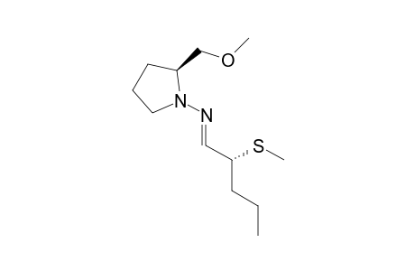 (E)-[(2S)-2-(methoxymethyl)pyrrolidino]-[(2R)-2-(methylthio)pentylidene]amine