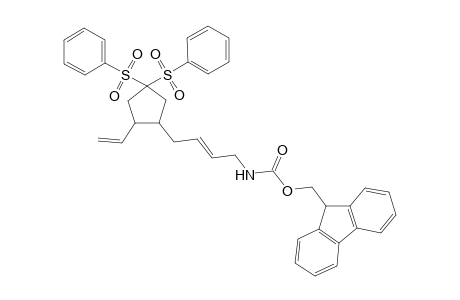 trans-1,1-bis(Phenylsulfonyl)-3-{(E)-4'-[(fluoren-9"-yl)methoxycarbonylamino]but-2'-enyl}-4-vinylcyclopentane