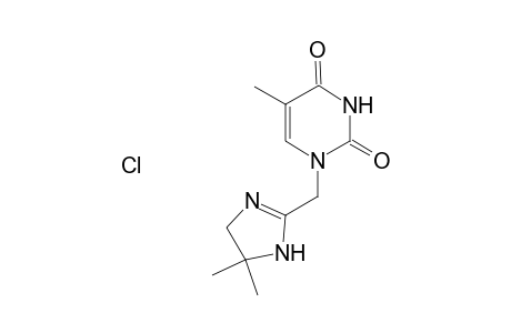 1-[(4',5'-Dihydro-4',4'-dimethyl-3H-imidazol-2'-yl)methyl]-thymine - hydrochloride