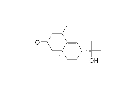 2(1H)-Naphthalenone, 6,7,8,8a-tetrahydro-6-(1-hydroxy-1-methylethyl)-4,8a-dimethyl-, (6R-cis)-