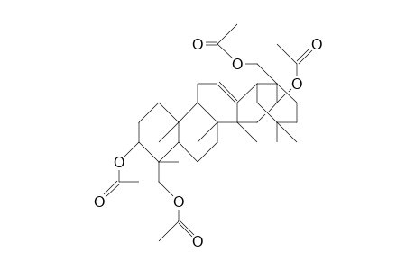 3.beta.,16.alpha.,23,28-Tetraacetoxy-olean-12-ene